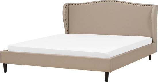 Beliani Bed stof beige COLMAR