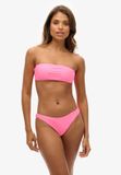 Superdry Braziliaans bikinibroekje met logo - Dames - Paparazzi Pink - Maat 40
