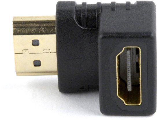 Gembird Haakse HDMI verloopstekker, 90° naar beneden