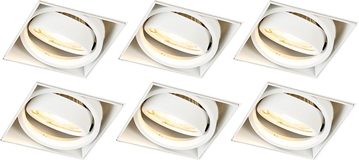 QAZQA Oneon Trimless 50 - Inbouwspot - 1 Lichts - Wit