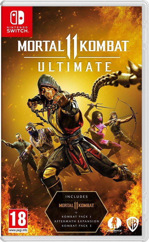 NetherRealm Studios NSW Mortal Kombat 11 - Ultimate Edition (Includes Kombat Pack 1 & 2 + Aftermath Expansion) (Code in a Box)