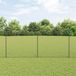Grillage avec poteaux 10 x 1,4 m Acier revêtu de PVC Gris Mesh