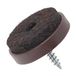 Adsamm FP-S-BR-28-16 viltglijders met schroef, bruin, Ø 28 mm