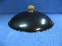 Pannenberg Wokdeksel 34,5 cm Staal Zwart