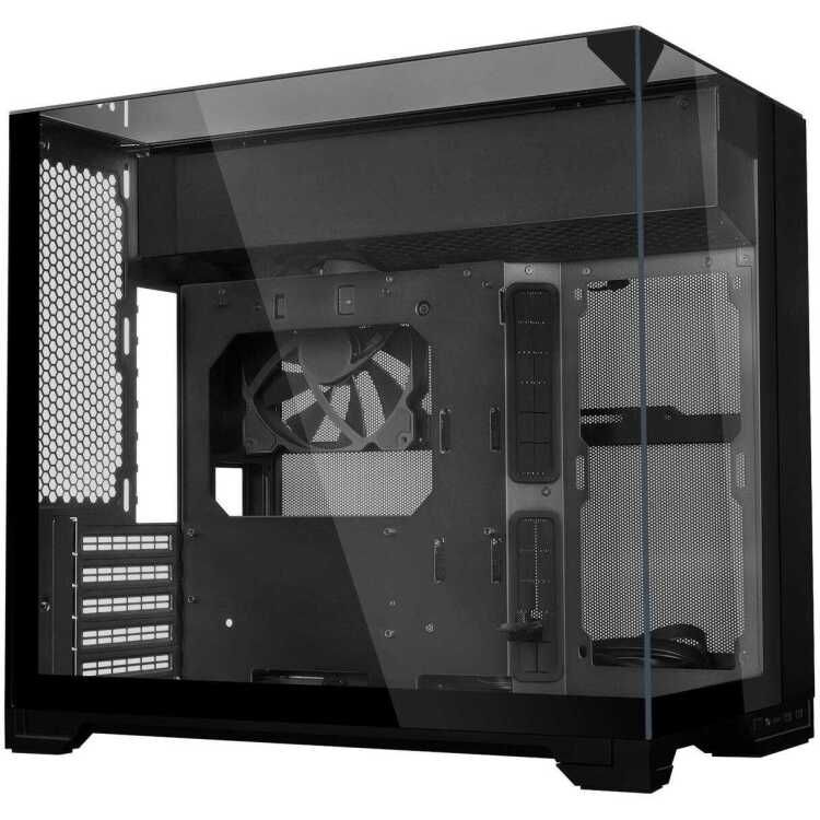 Lian Li O11 Vision-M Micro-tower PC-behuizing Zwart Zijvenster