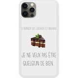 Apple Siliconen hoesje compatibel met iPhone 12 Pro Eating Cakes