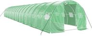 vidaXL Tuinkas met stalen frame 54 m² 18x3x2 m groen