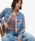 Superdry Chemise Lumberjack en flanelle bleue taille : 34