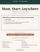 Mom, Start Anywhere: A Large-Print Life Story Journal for Mom to Fill In: 142 Tick-a-Box Questions with Wide Writing Lines, Plus an Interview Guide for the Family
