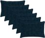vidaXL Kussensloop 6 stuks Marineblauw 50 x 75 cm