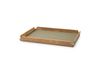 Lind DNA plateau met placemat 36,6x28,6cm bois + herbal dust