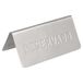 García de Pou 179.16 tafelblad Reserved, 12 x 5,4 x 5,9 cm, 100 stuks, zilver