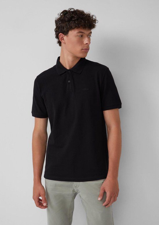 s.Oliver Polo-Shirt Zwart XXL