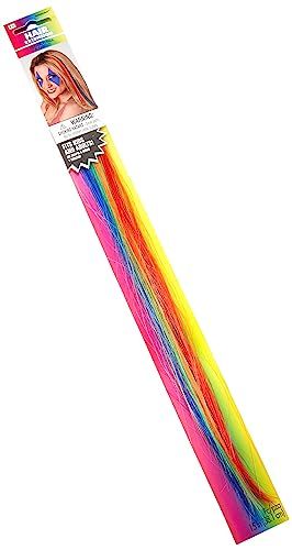 amscan Haarverlenging - Regenboogkleuren - 38 cm - 1 Stuk