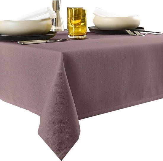 De Witte Lietaer Tafellaken Gibson - Taupe - 145x220 cm - Polyester