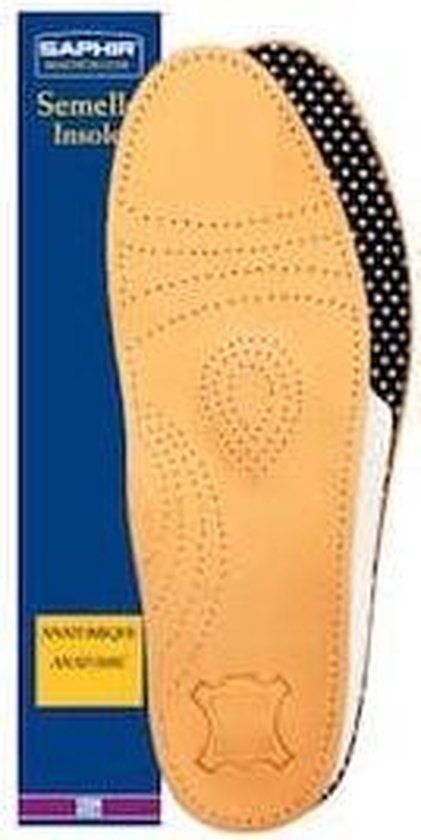 Saphir Anatomique inlegzolen 39 - Unisex - Leer - Steunzolen - 2 stuks