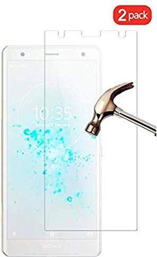 2x Screenprotector Tempered Glass voor Sony Xperia XZ2