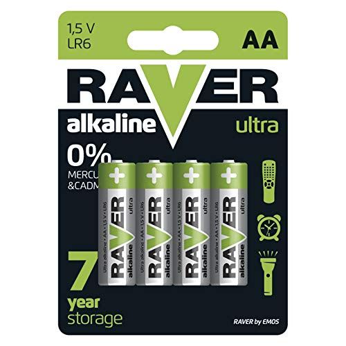 Emos batterij Raver Alkaline LR6 Mignon AA 4 in blister b7921