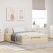 Maison Exclusive - Cadre de lit avec matelas, 2 pièces, tissu de couleur crème