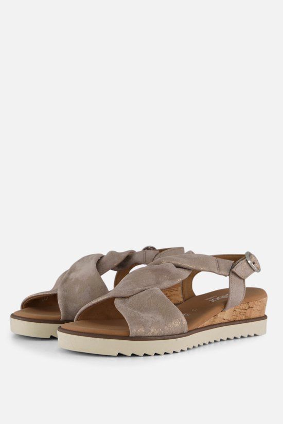 Gabor Sandalen Beige Synthetisch Dames Maat 37.5