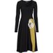 DESIGUAL ABITO LUNGO DONNA NERO