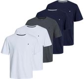 Jack & Jones Heren t-shirt 5 pack Essentials