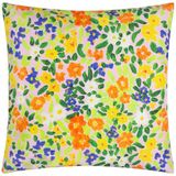 Wylder Nature Confetti Bloemen Gedrukt Outdoor Polyester Gevuld Kussen - Multicolour - 45x45cm