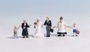 NOCH 15860 H0 Bruiloft figuren Geverfd, Staand