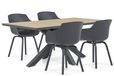 Lifestyle Garden Furniture Lifestyle Salina/Palermo 181 cm dining tuinset 5-delig