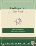 Cottagecore Word Search: 100 Large-Print Puzzles Celebrating Nature, Herbs, Wildflowers, and the Simple Country Life