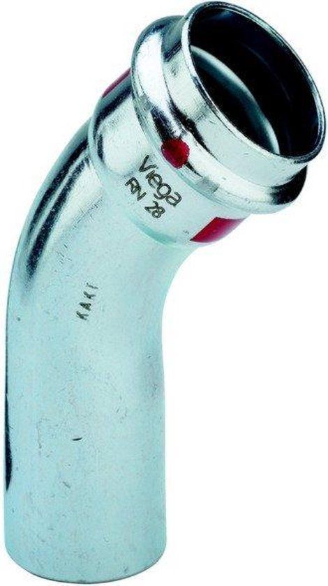 Viega Prestabo 1126.1 staal pers insteekbocht 45deg 22mm