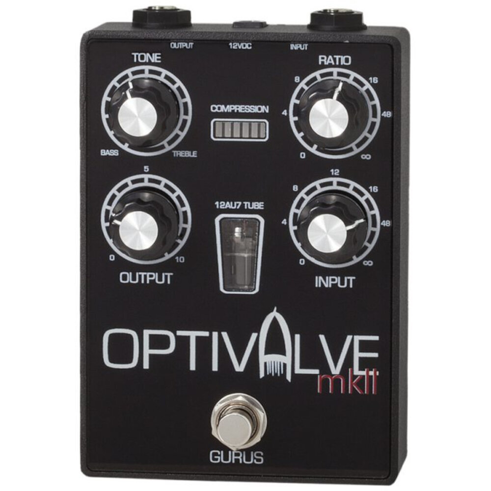 Gurus Optivalve MK II Tube-Optical Compressor / Limiter effectpedaal