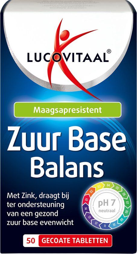Lucovitaal Zuur Base 50 tabletten - Voordeelverpakking