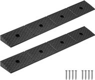 VEVOR Rampe de trottoir en caoutchouc, capacité de charge de 15 t, hauteur de 2 pouces, rampe de seuil robuste avec réservoir de drainage pour fauteuils roulants, poussettes, motos, voitures, tondeuses à gazon et remorques, lot de 2