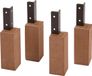 Evolar Opstelvoetjes Airco Omkasting Tropical Teak WPC