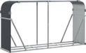 vidaXL Rangement de bois de chauffage 180x45x100 cm acier galvanisé anthracite