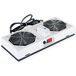ROLINE ventilatie-unit met 2 ventilatoren, thermostaat, voor 19-inch wandbehuizing grijs