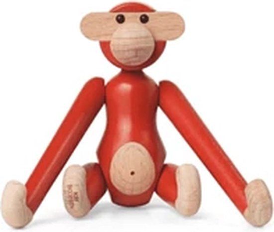 Kay Bojesen Coloured Monkey Mini - Red - 9.5cm