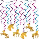 360 DEGREES - 12 eenhoorn hangdecoraties