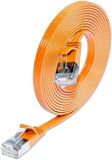 SLIM Patchcords Wirewin SLIM Patchcords Slim STP netwerkkabel Oranje 0,5 m Cat6 U/FTP
