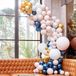 Ginger Ray Partdeco Ballonnen Ballonboog Bleu/Or/Rose 200 pièces