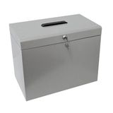 Cathedral Products A4 Stalen File Box met Starter Pack van 5 Suspension Files - Grijs