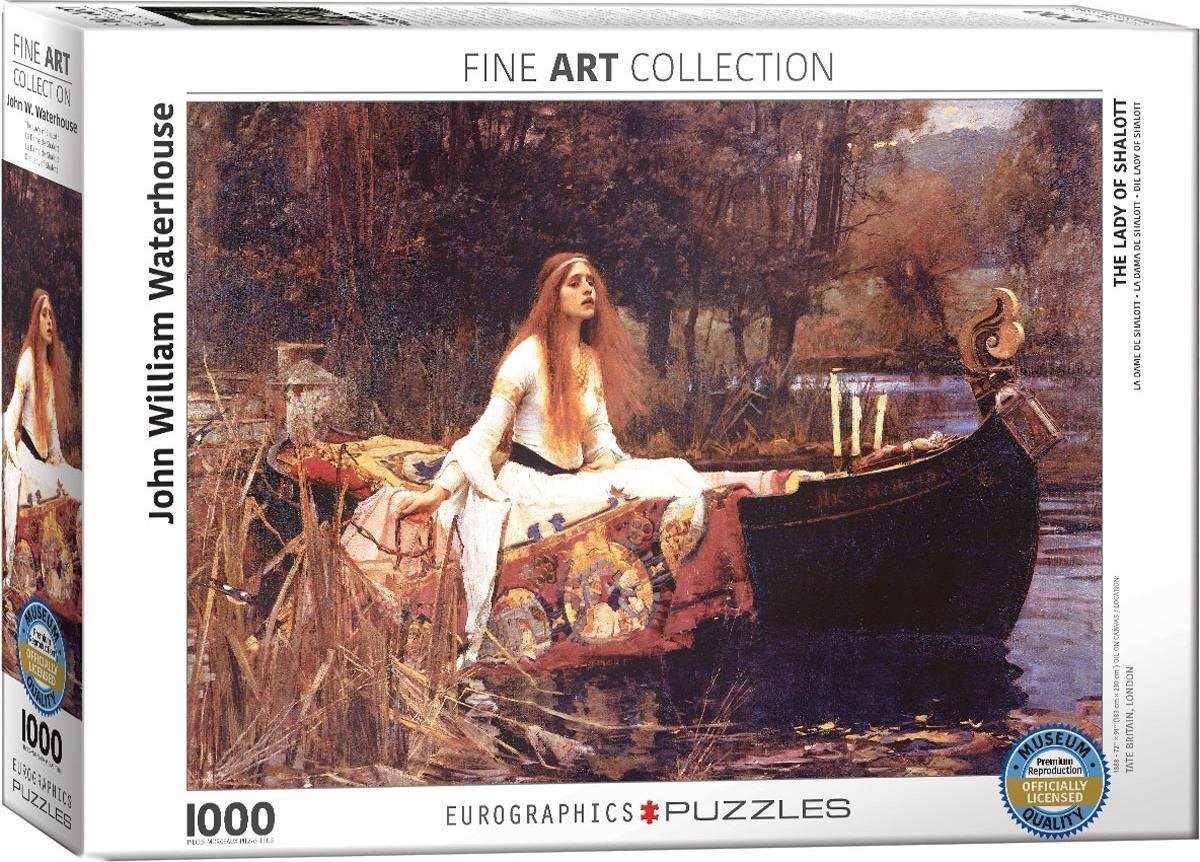 Eurographics Waterhouse - The Lady of Shalott Puzzel (1000 stukjes)