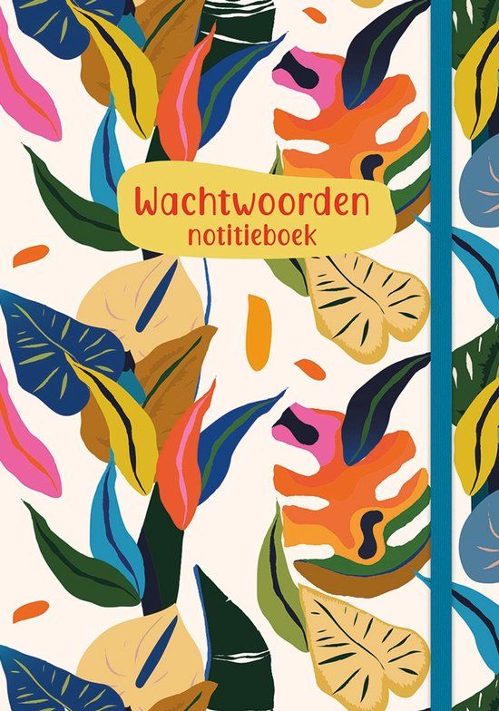 Wachtwoorden Centrale Uitgeverij Deltas Wachtwoorden notitieboek Hardcover Botanisch Multi colour