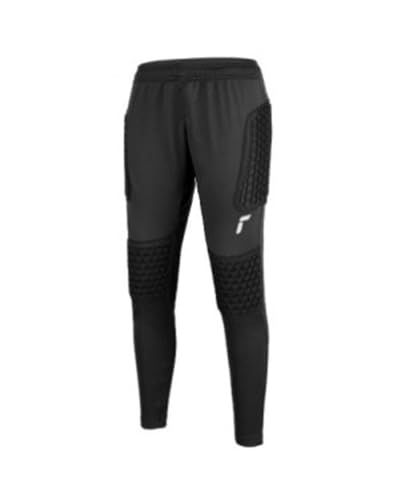 Reusch Contest II Pant Advance Keepersbroek met gevoerde zones, 7702 zwart/zilver