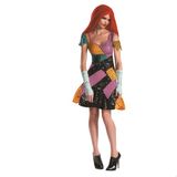 Nigtmare Nightmare Before Christmas Sally Glam Adult Costume 8-10