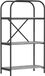 vidaXL Boekenplank 3-laags 60 x 30 x 109 cm Bewerkt hout Grijs Sonoma