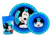 Lulabi Mickey Cosmo 3-delige set voor jongens, polypropyleen, blauw, versierd