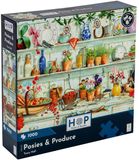 House of Puzzles Posies & Produce Puzzle - 1000 pièces