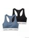 Calvin Klein Soutien-gorge Culotte Lv00qf8494 3wf Black/blue Tulip Femme Taille S